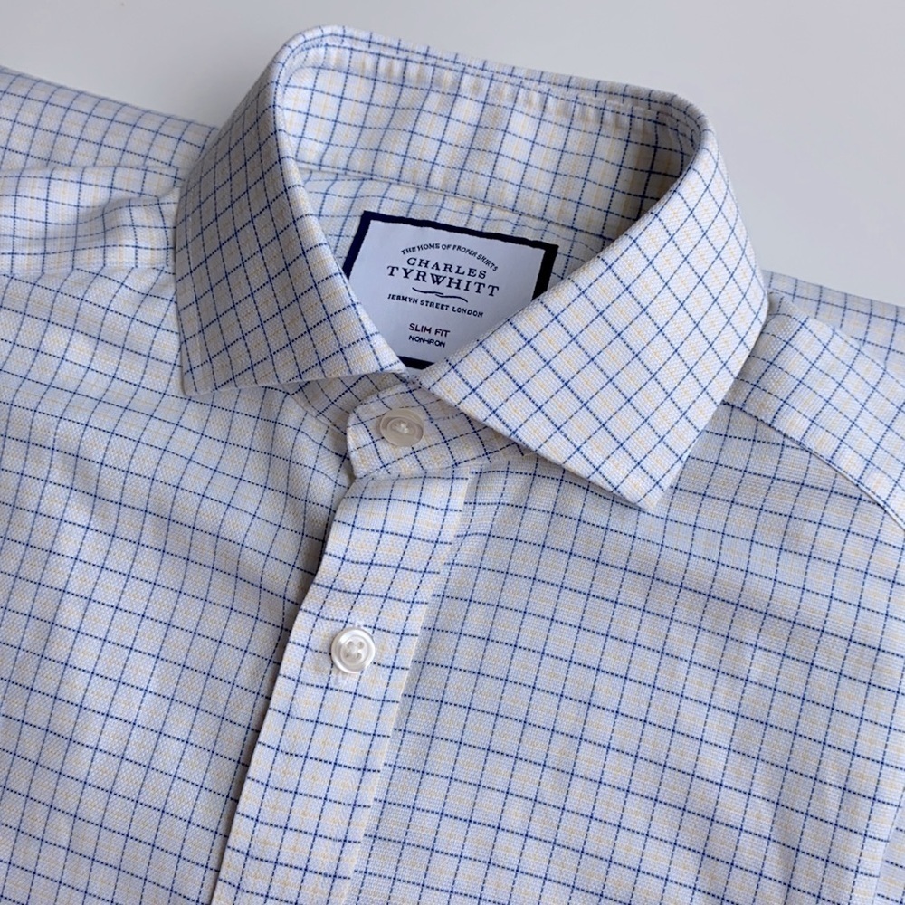 Charles Tyrwitt slim fit non iron button down - Picture 2 of 10